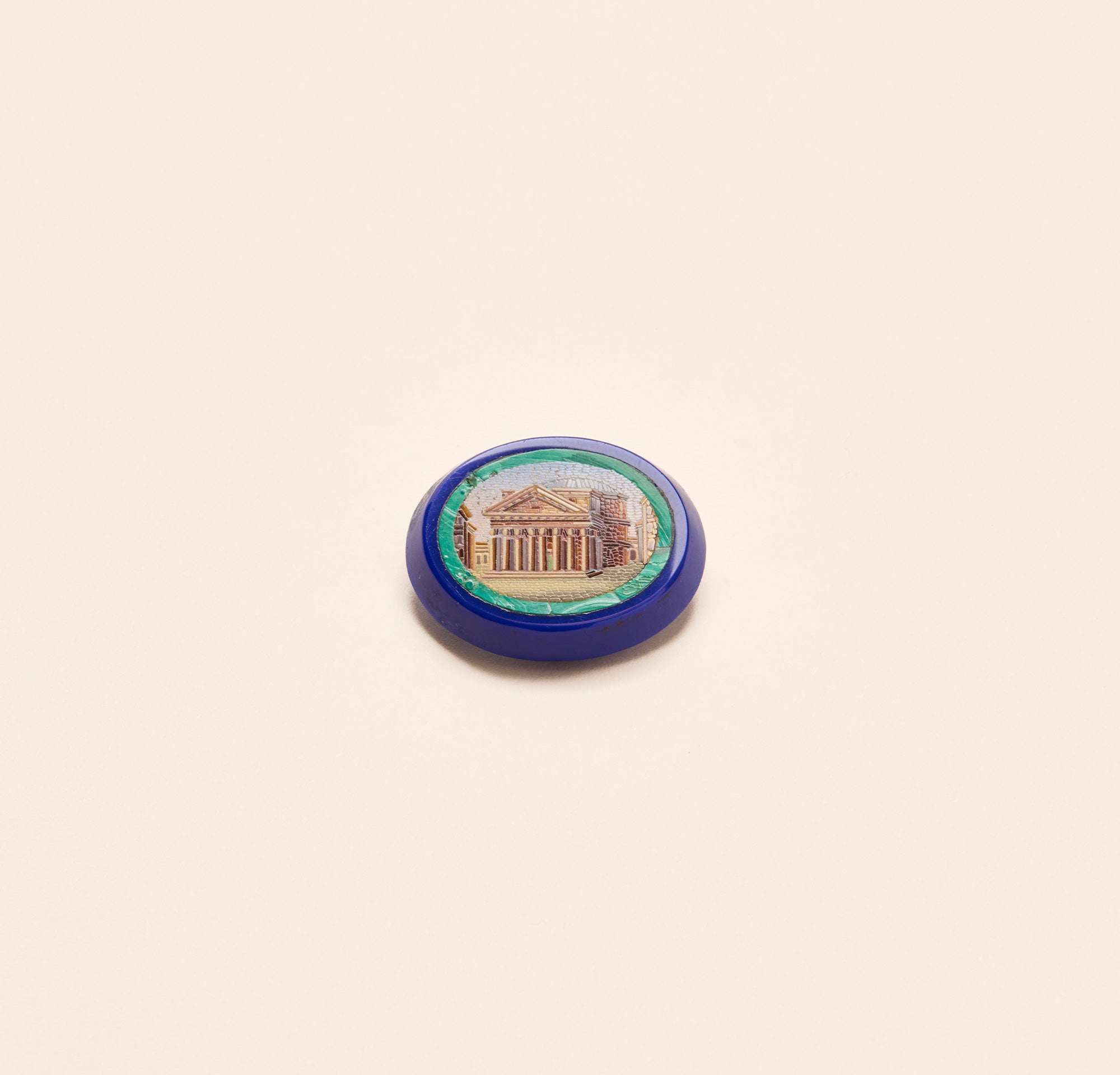 Micro Mosaique "Grand Tour" représentant le Panthéon - Joalie