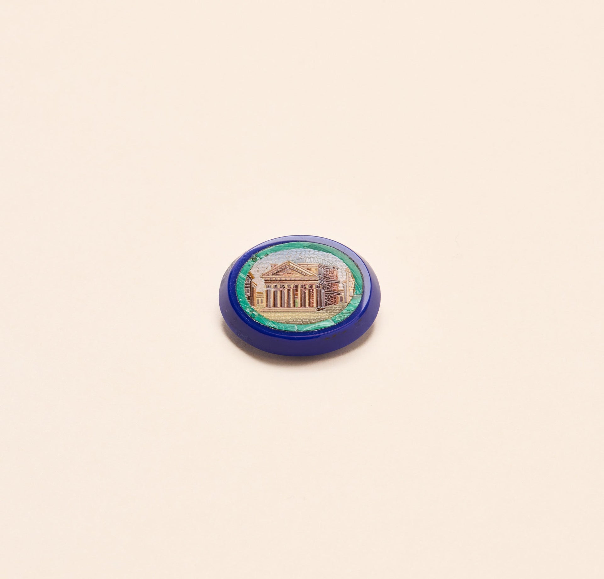 Micro Mosaique "Grand Tour" représentant le Panthéon - Joalie