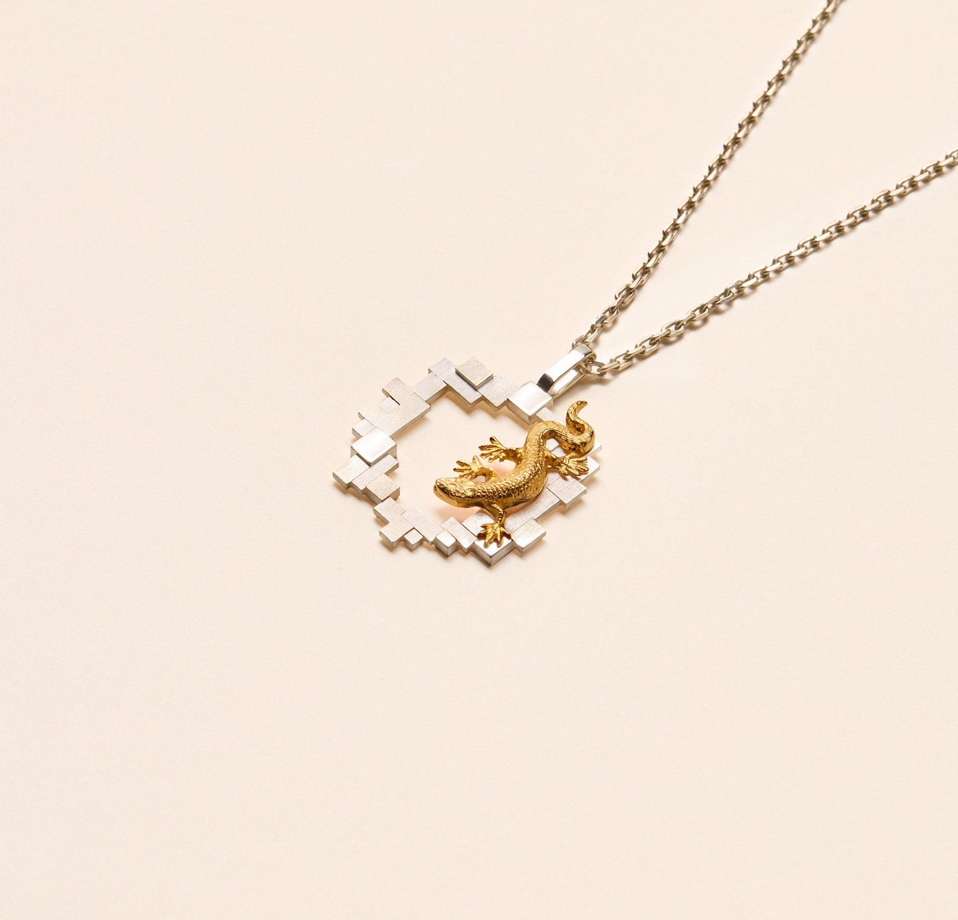 Pendentif Épinglé Lézard - Joalie