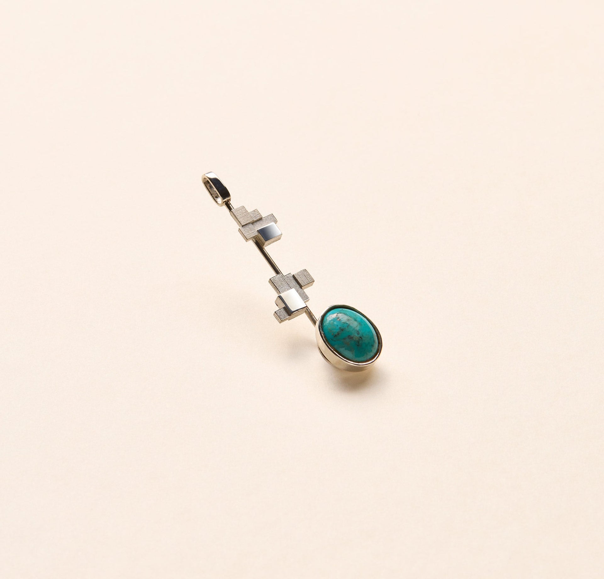 Pendentif Épinglé Turquoise - Joalie