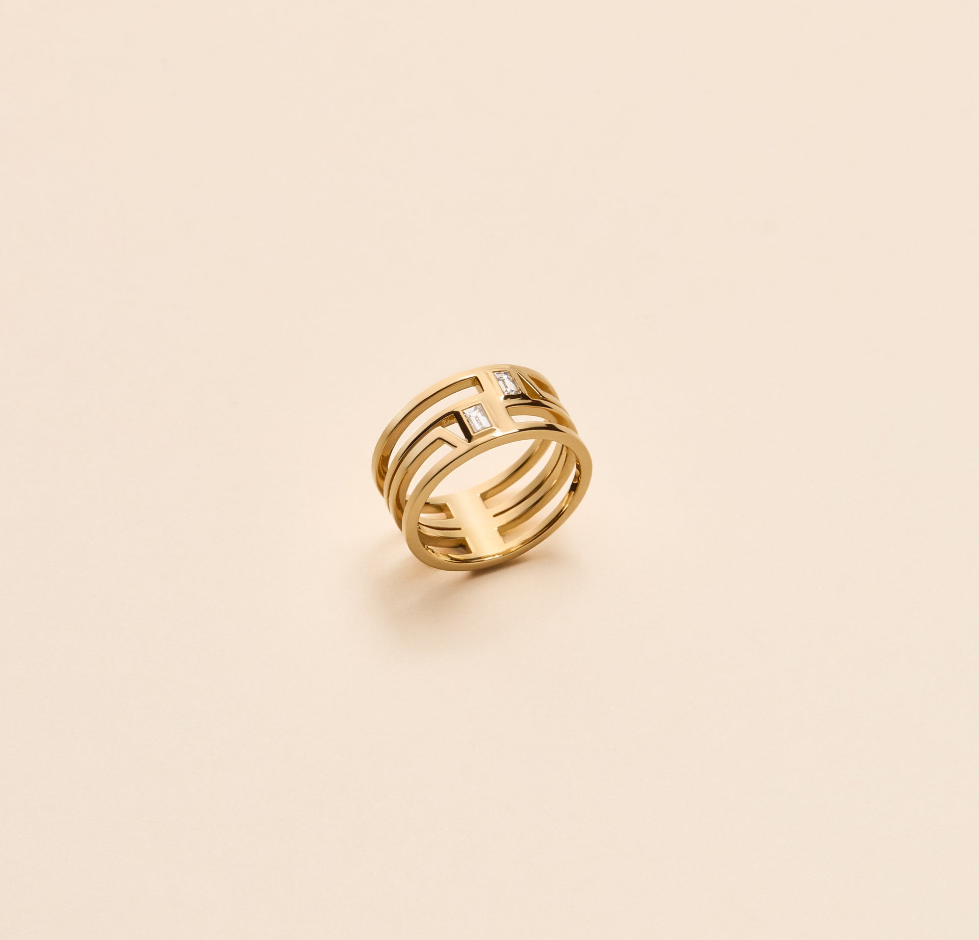 Bague Métropolis grand modèle - Joalie