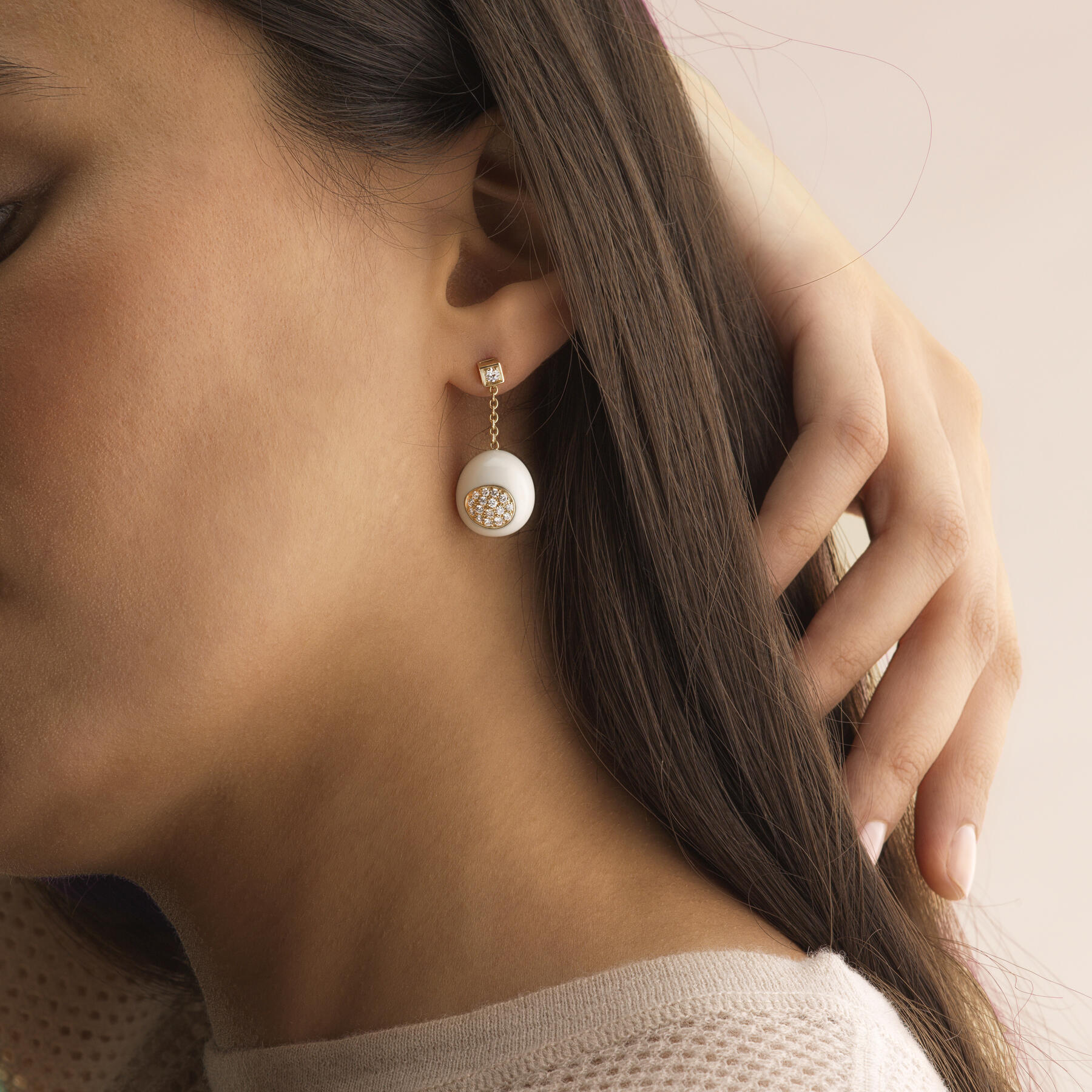 Boucles d'oreilles Galet - Joalie