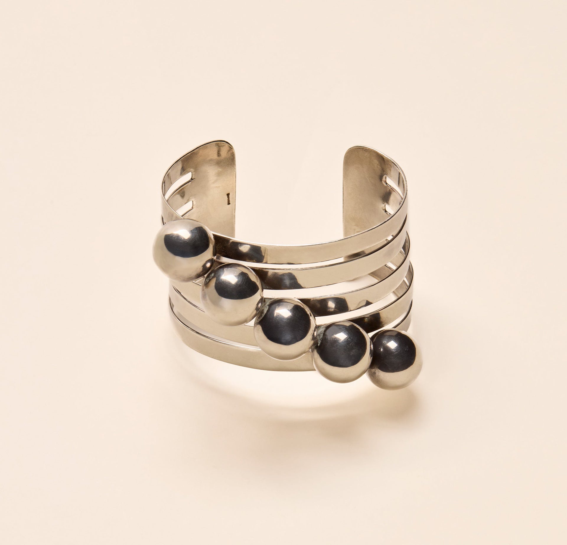 Bracelet manchette Moderniste boules - Joalie