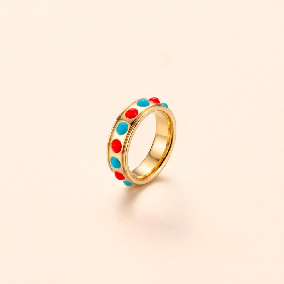 Bague No Stress, émail