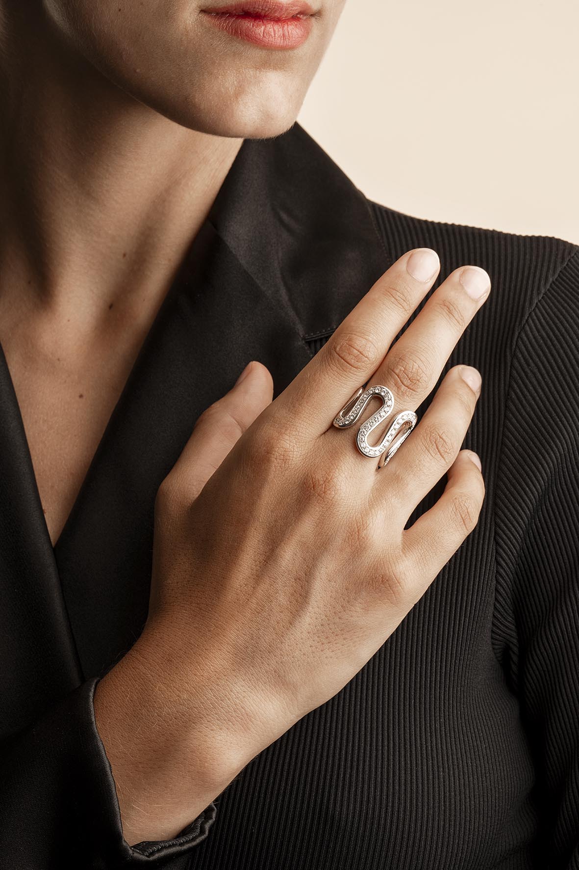 Bague Océan grand modèle