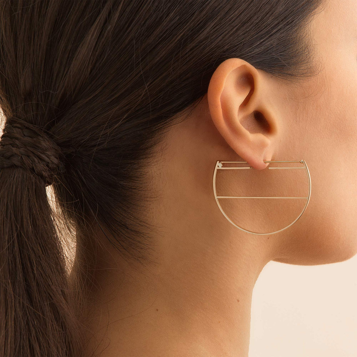 Boucles d'oreilles Pékin portées