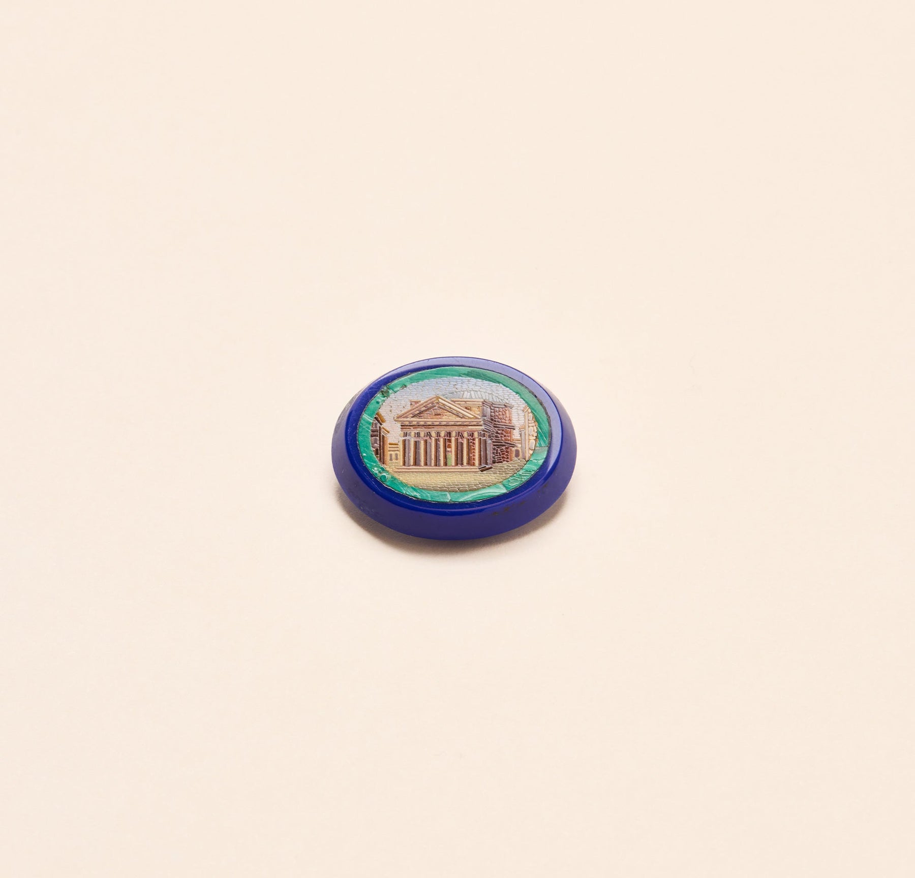 Micro Mosaique "Grand Tour" représentant le Panthéon - Joalie