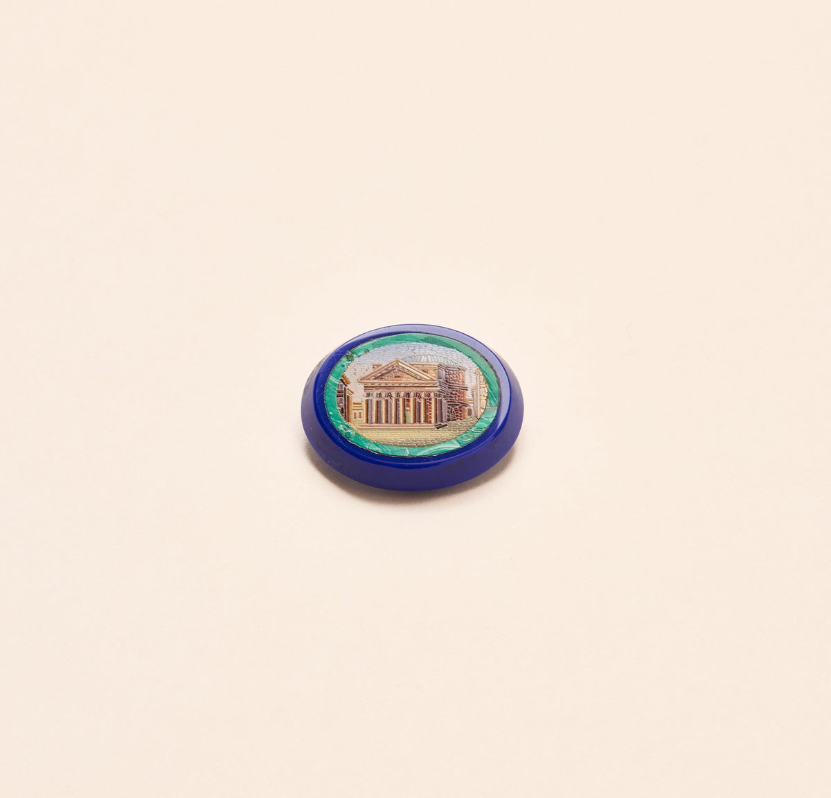Micro Mosaique "Grand Tour" représentant le Panthéon - Joalie