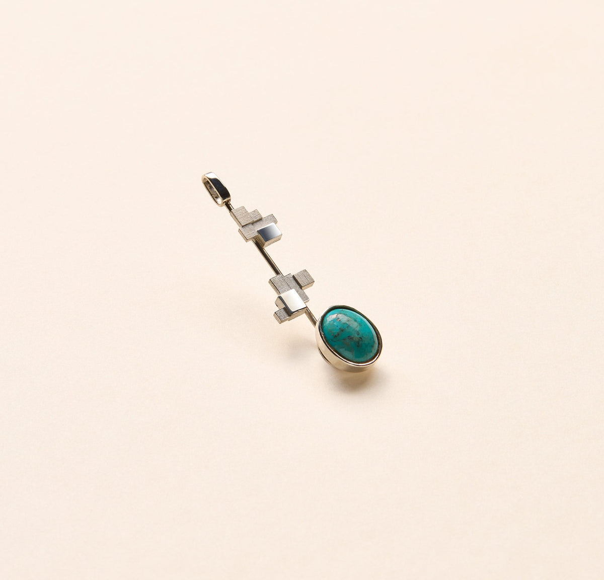 Pendentif Épinglé Turquoise